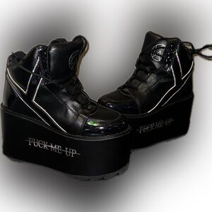 YRU X Alison Wonderland Qozmo Platform Sneakers
